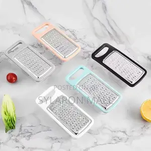 Stainless Steel Grater With Base – Multi-Purpose Kitchen Tool