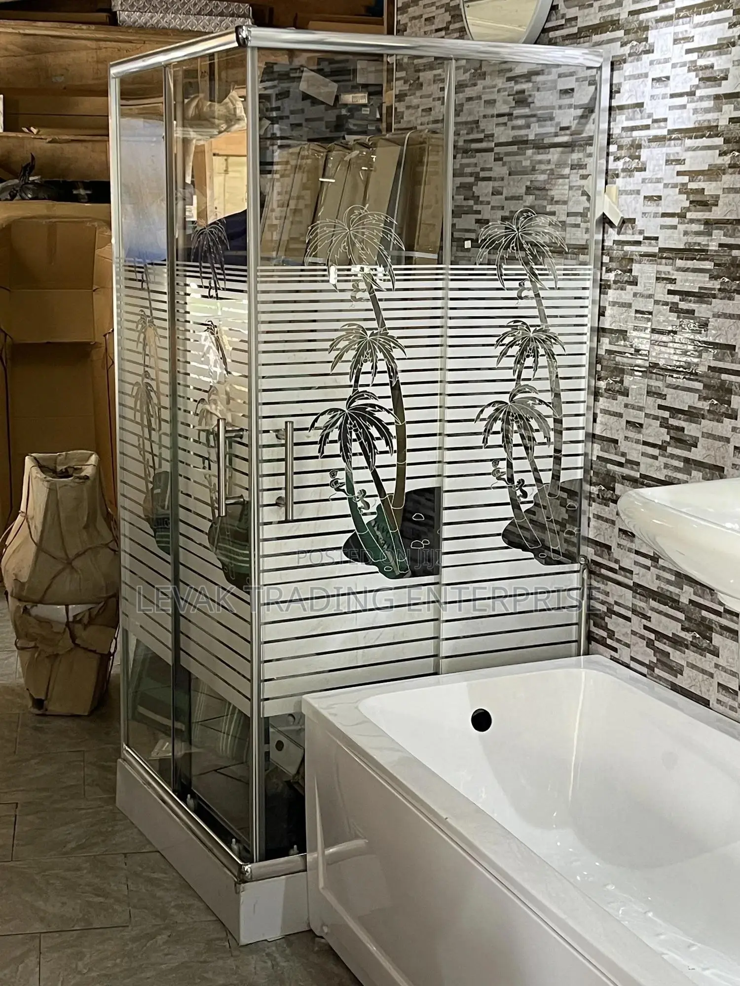 Glass Bathtub Cubicle