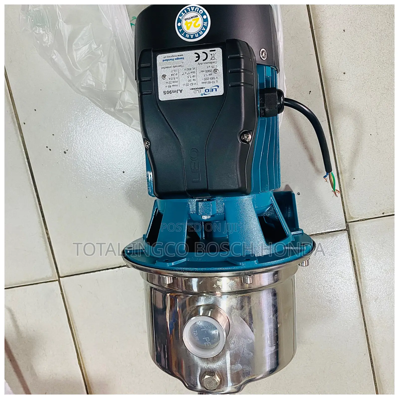 1.5 Horse Power Leo (Stainless Steel) + (High Performance) Water Pump