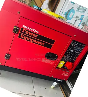 Generator Japan Red Honda Single Phase Silent Type Key Start