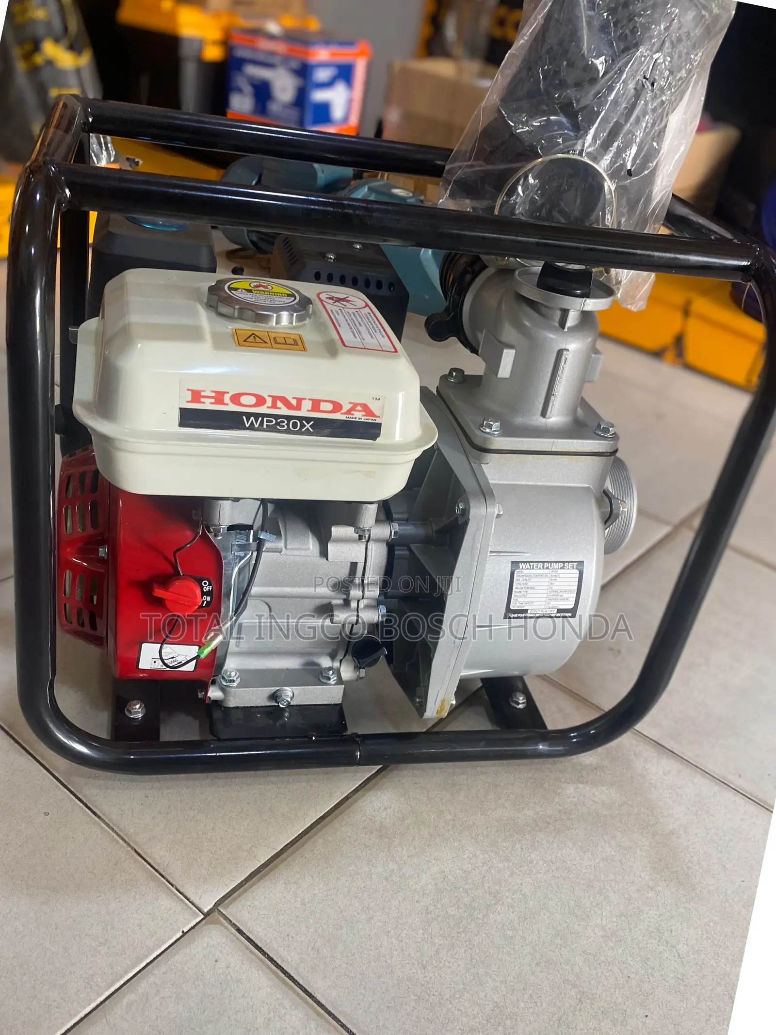 Water Pump Honda Agriculture Standard 6.5hp With 15feet Inlet Hose