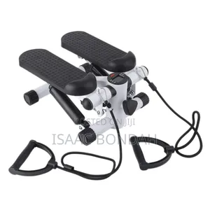 Mini Steppers With Yoga Mats and Sit Up Bar