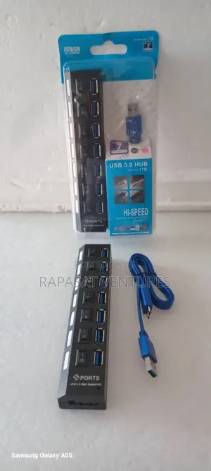 Usb 3.0 Hub 7 Port on/Off Switch