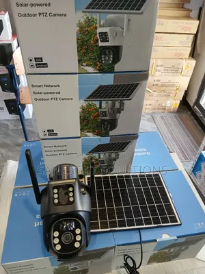 Solar Camera With 2 Lens 8mp CCTV Camera 4g