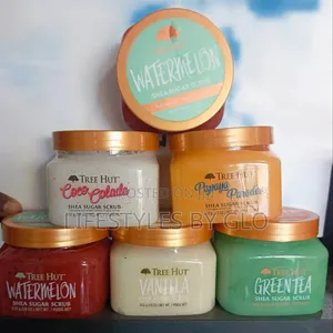 Tree Hut Shea Sugar Scrubs (Gentle Exfoliating, Glowy Effects)