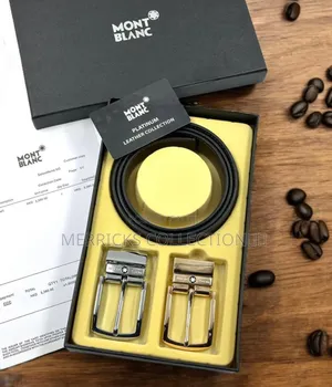 Leather Belt "Mont Blanc 2in1"