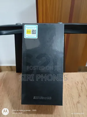 New Samsung Galaxy S20 Ultra 5G 128 GB Black