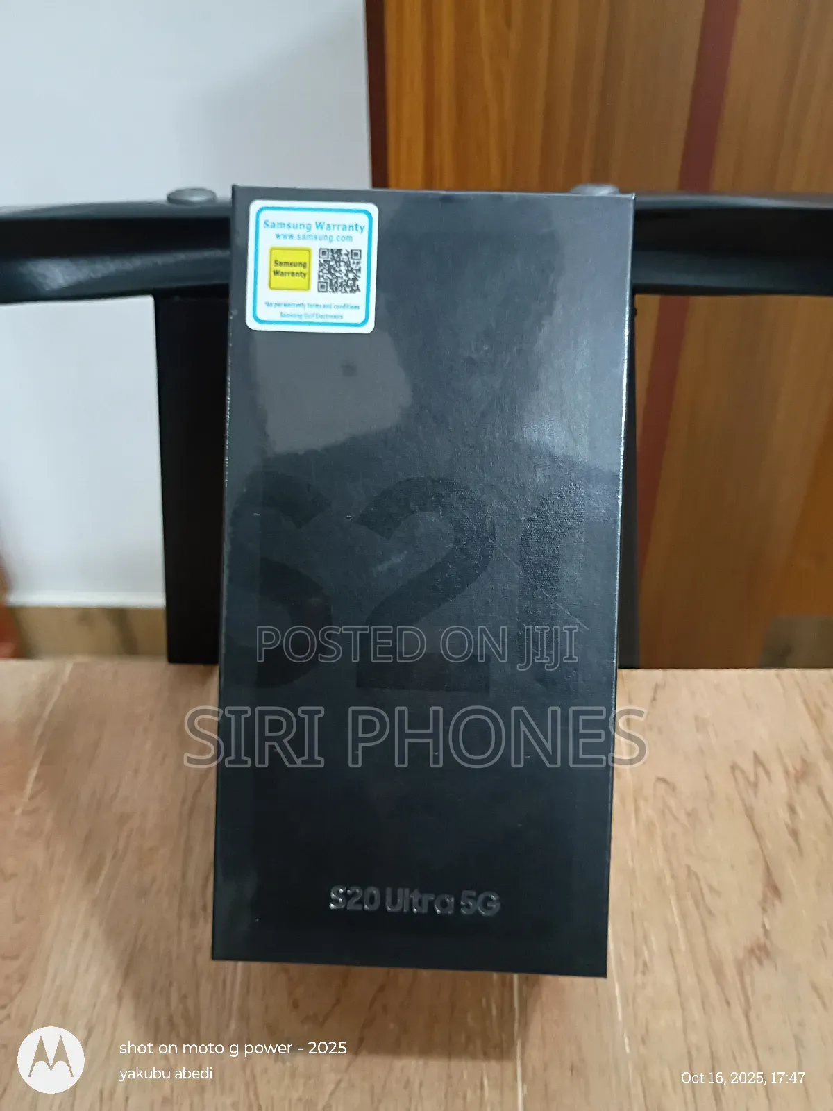 New Samsung Galaxy S20 Ultra 5G 128 GB Black