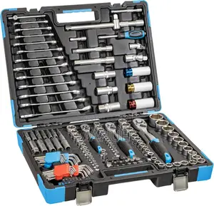 Gude Tool Case With 157 Pieces, Including Socket and Impact Wrenches.