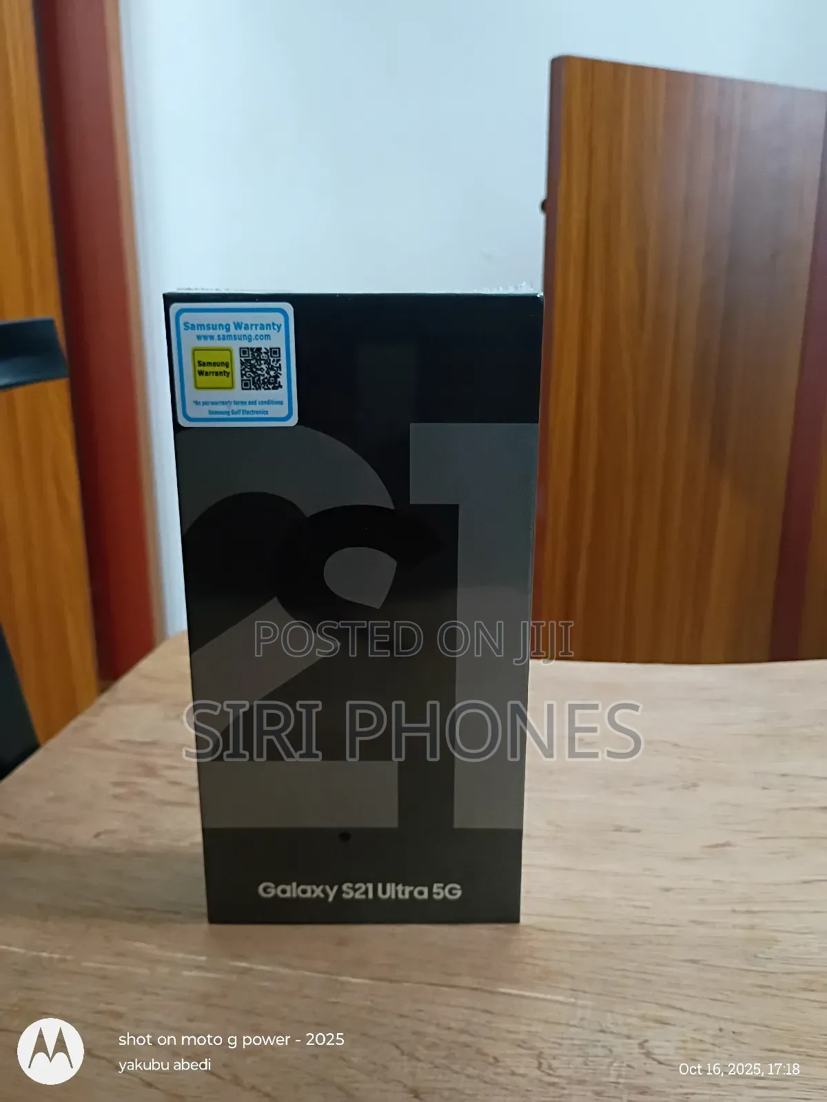 New Samsung Galaxy S21 Ultra 5G 128 GB Silver