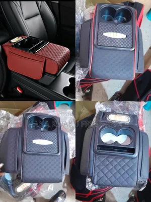 Arm Rest Covers (Universal) With Tissue And 2 Cup Holders Available