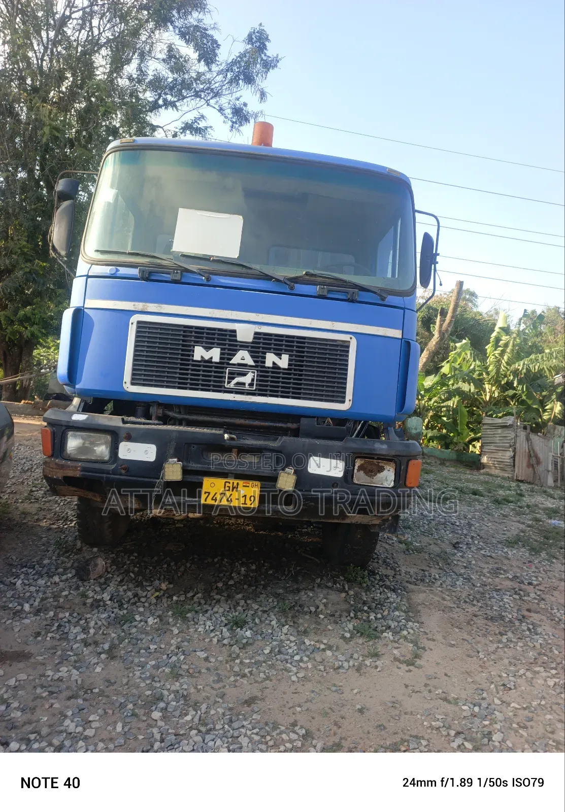Man Deseil 12wheeler