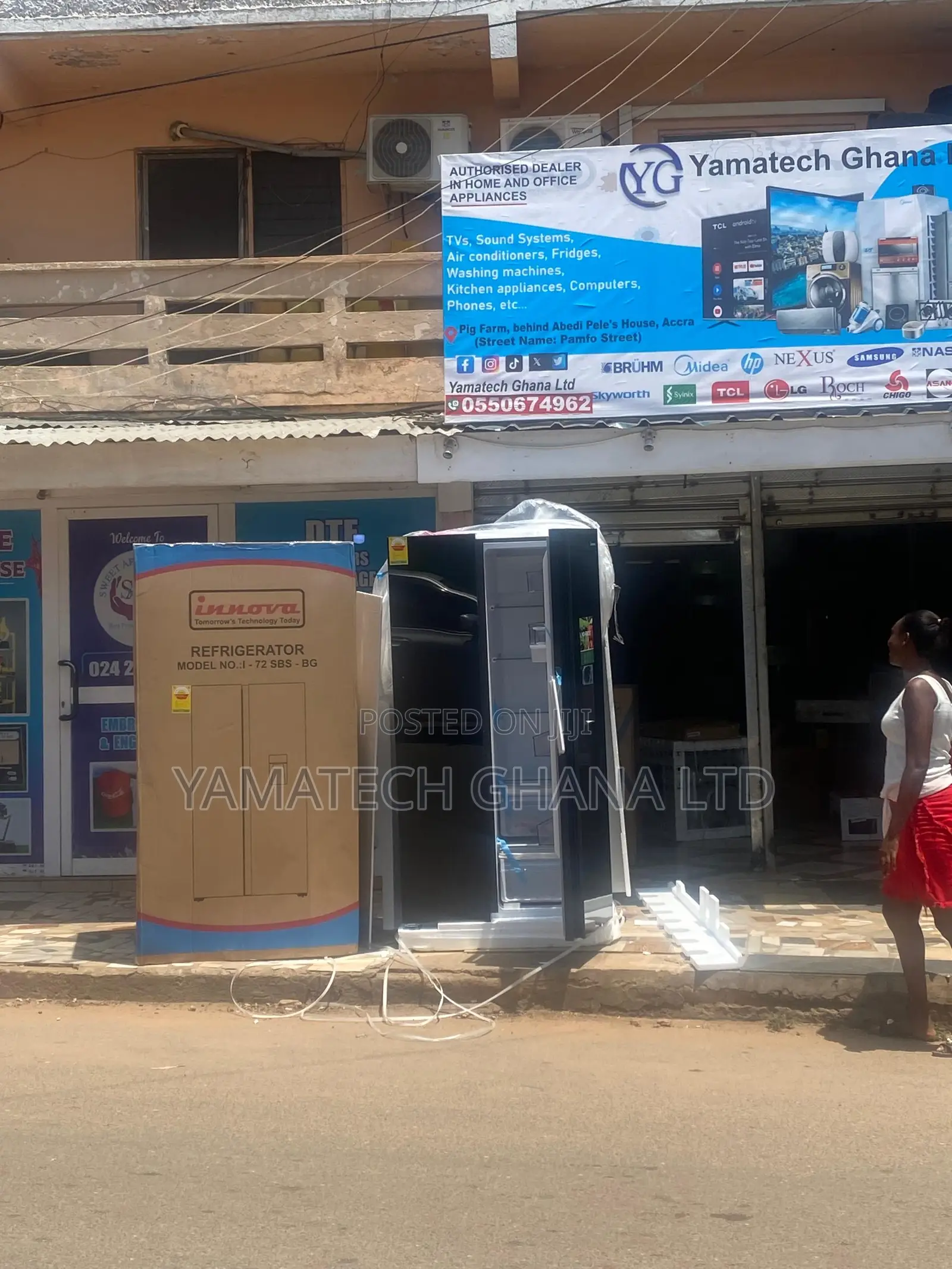 Innova Dispenser Fridge With Glass Mirror Finishing &Screen Display