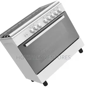 Quality Midea 5 Burner 80x60cm Silver Gas Cooker - 36lmg5g027-C