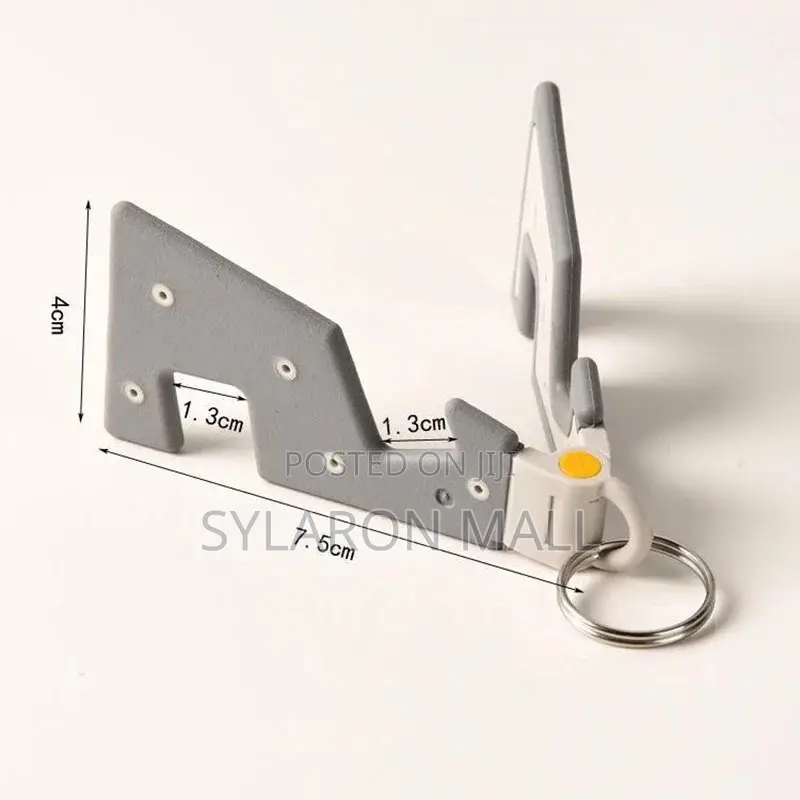 Portable Folding Phone Stand With Keychain – Pocket Size Holder