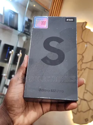 New Samsung Galaxy S22 Ultra 5G 256 GB Black