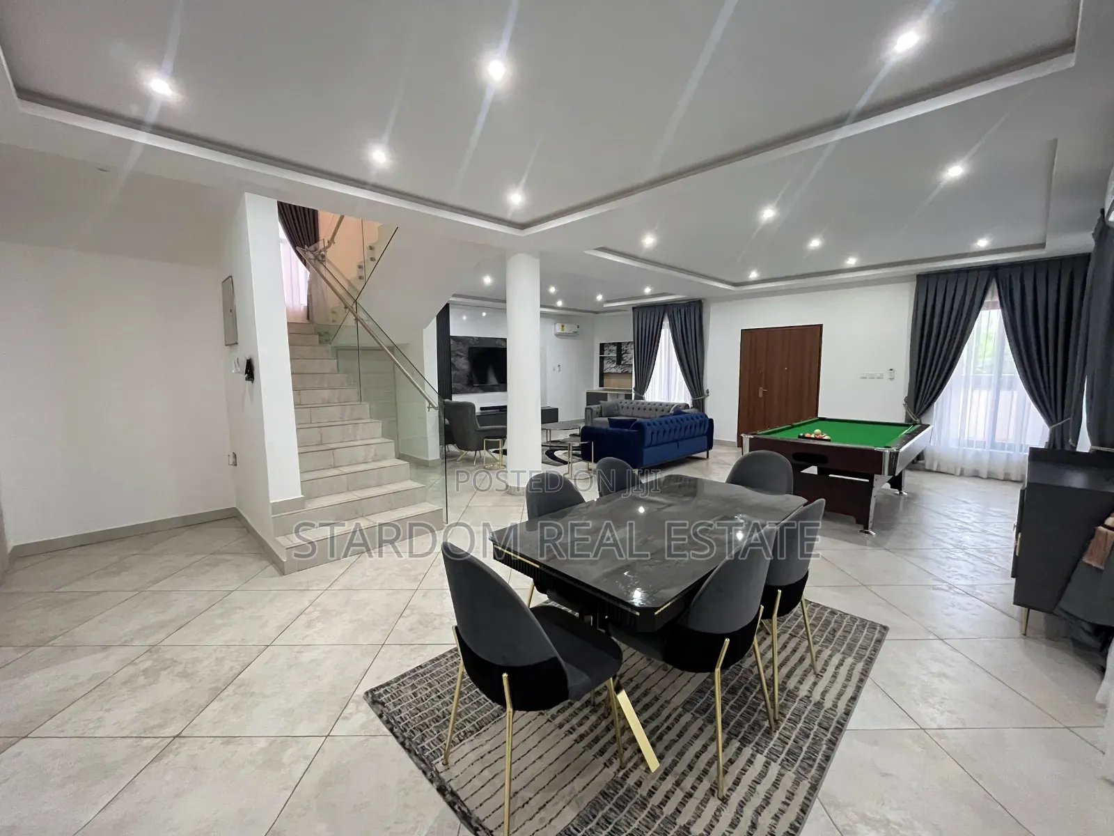 Furnished 4bdrm Duplex in Anc Mall, East Legon for rent