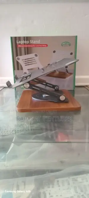 Metal Laptop Stand With 360 Rotation