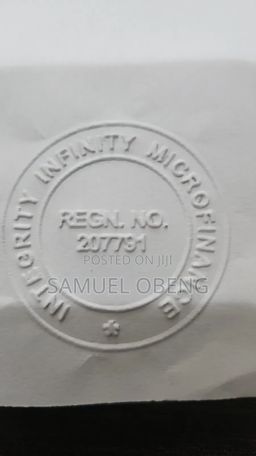 Company Embossement/Seal