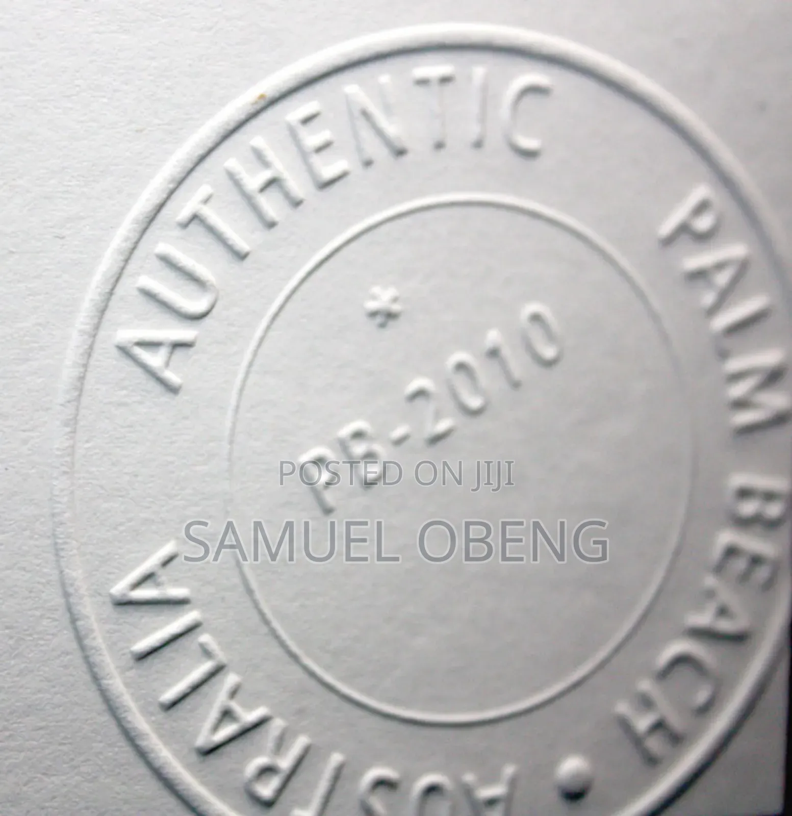 Company Embossement/Seal