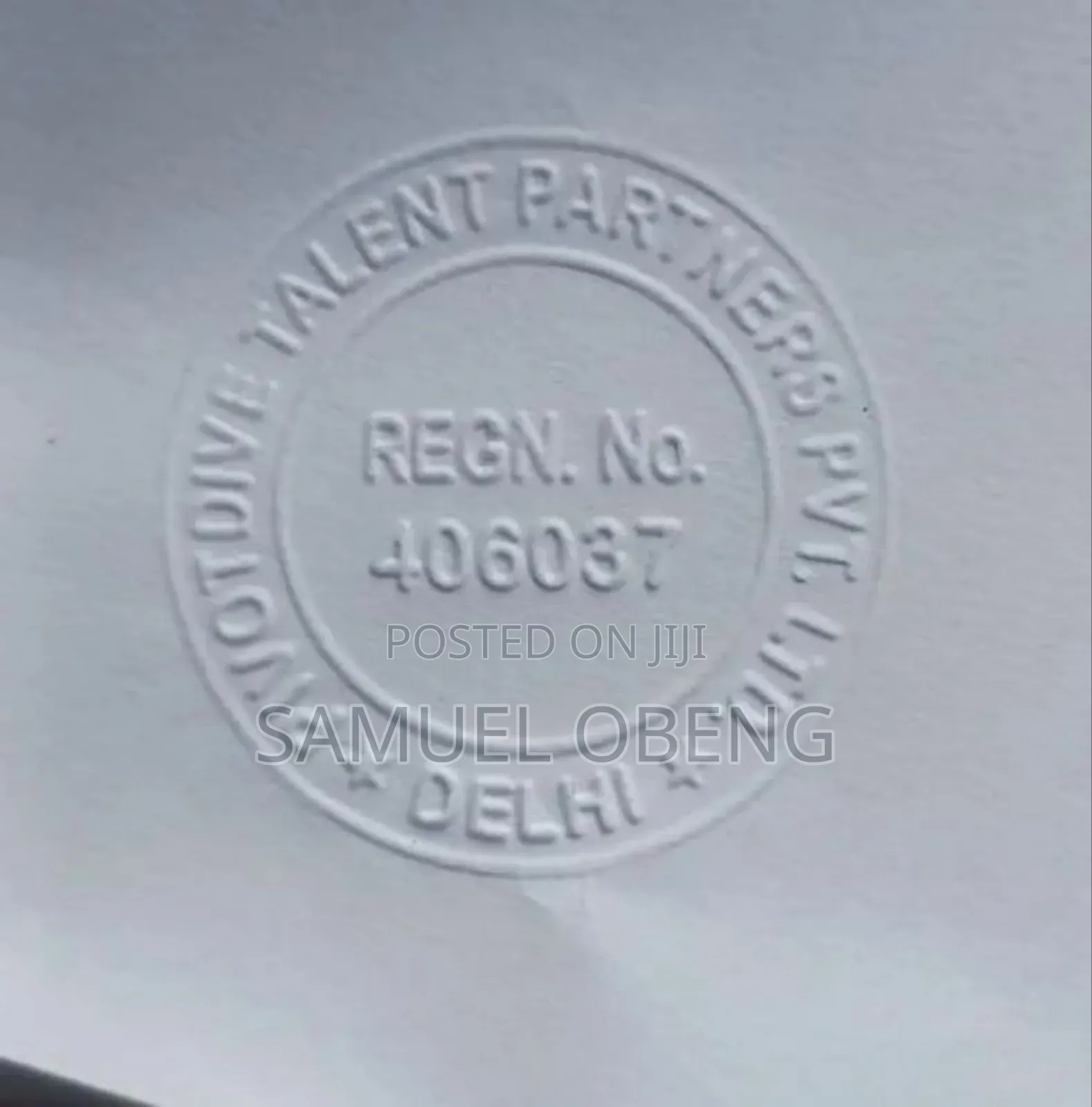 Company Embossement/Seal