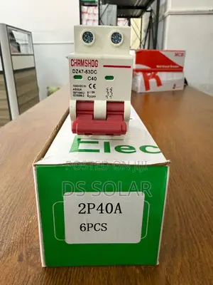 Dc MCB Circuit Breaker 2p 40a