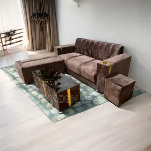 Brown New Luxury 3 in One Set Sofa