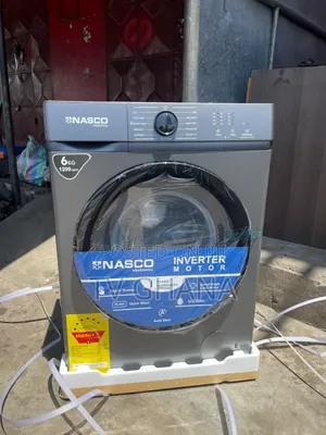 Nasco 6kg Automatic Front Load Washing Machine