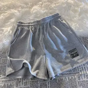 Waffle-Texture Casual Shorts (Unisex)
