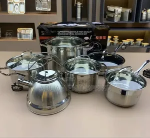 6pcs Stainless Steel Heavy Cookware