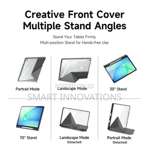 Galaxy Tab S10 Fe Plus Magi Series Book Cover With Pencil Holder