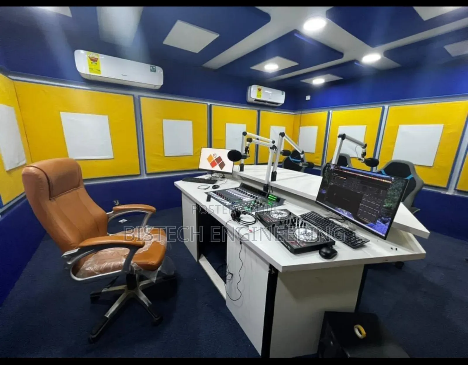 Tv Station, Radio Station,Mcr/ Media Studio Set Up Design Installation