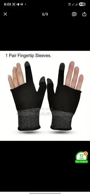 Ultra-thin Breathable Gaming Finger Sleeves - Touchscreen Compatible