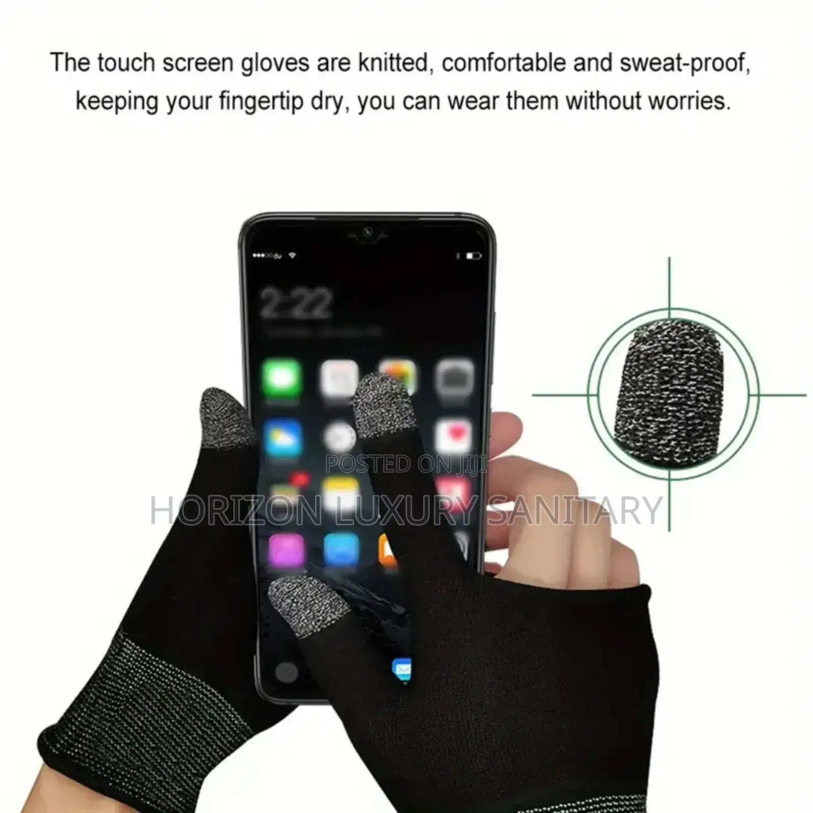 Ultra-thin Breathable Gaming Finger Sleeves - Touchscreen Compatible