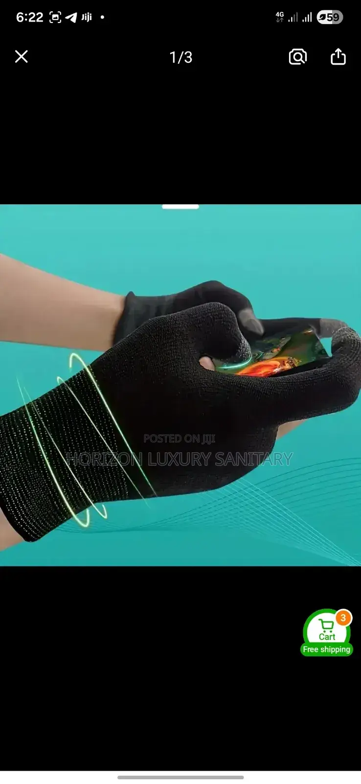 Ultra-thin Breathable Gaming Finger Sleeves - Touchscreen Compatible