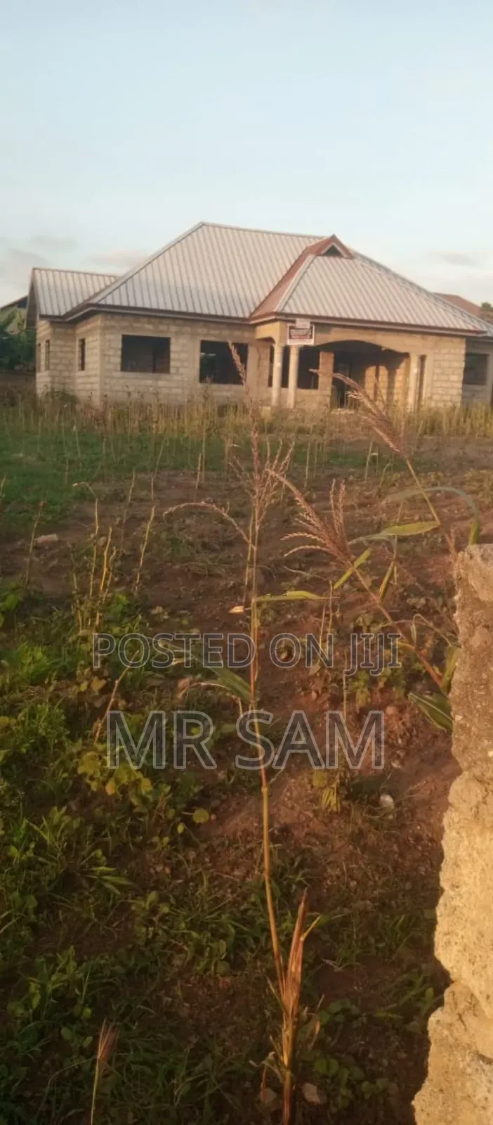 2plot of Land With 3bedroom Uncompleted for Sale at Tuba Road