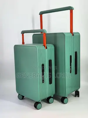 Solid 2in1 Zipless Green  Trolley Traveling Bag