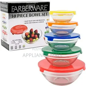 Glass Bowl Set 10pcs