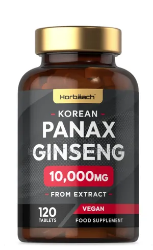 Panax Korean Ginseng 10,000 Mg | 120 Tablets