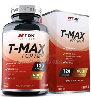 Testosterone Max Supplement for Men T-Booster Capsules Suppliment 120