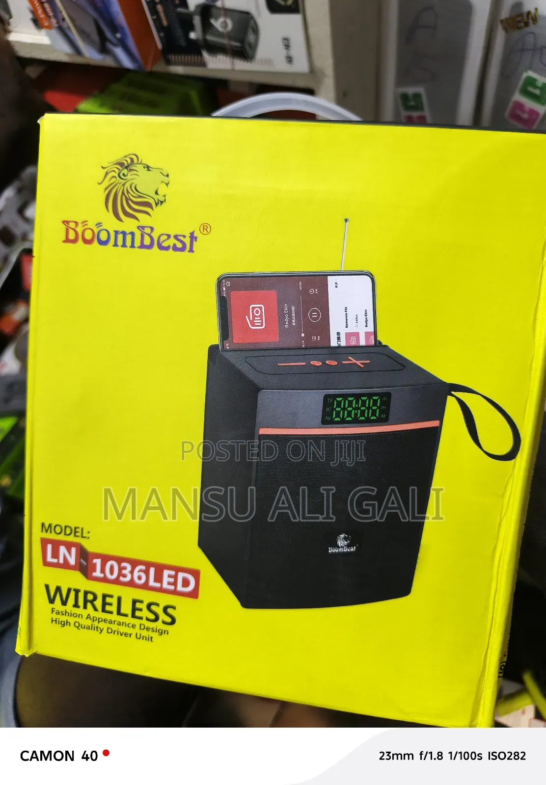 Boom Best Bluetooth Speaker - Ln-1036led