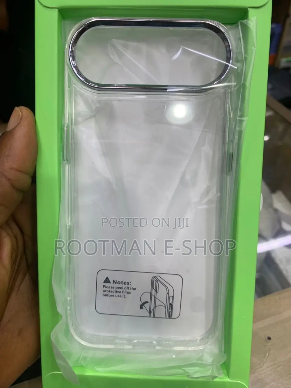 Belkin Sheerforce iPhone 17 Air Clear Case for an iPhone.