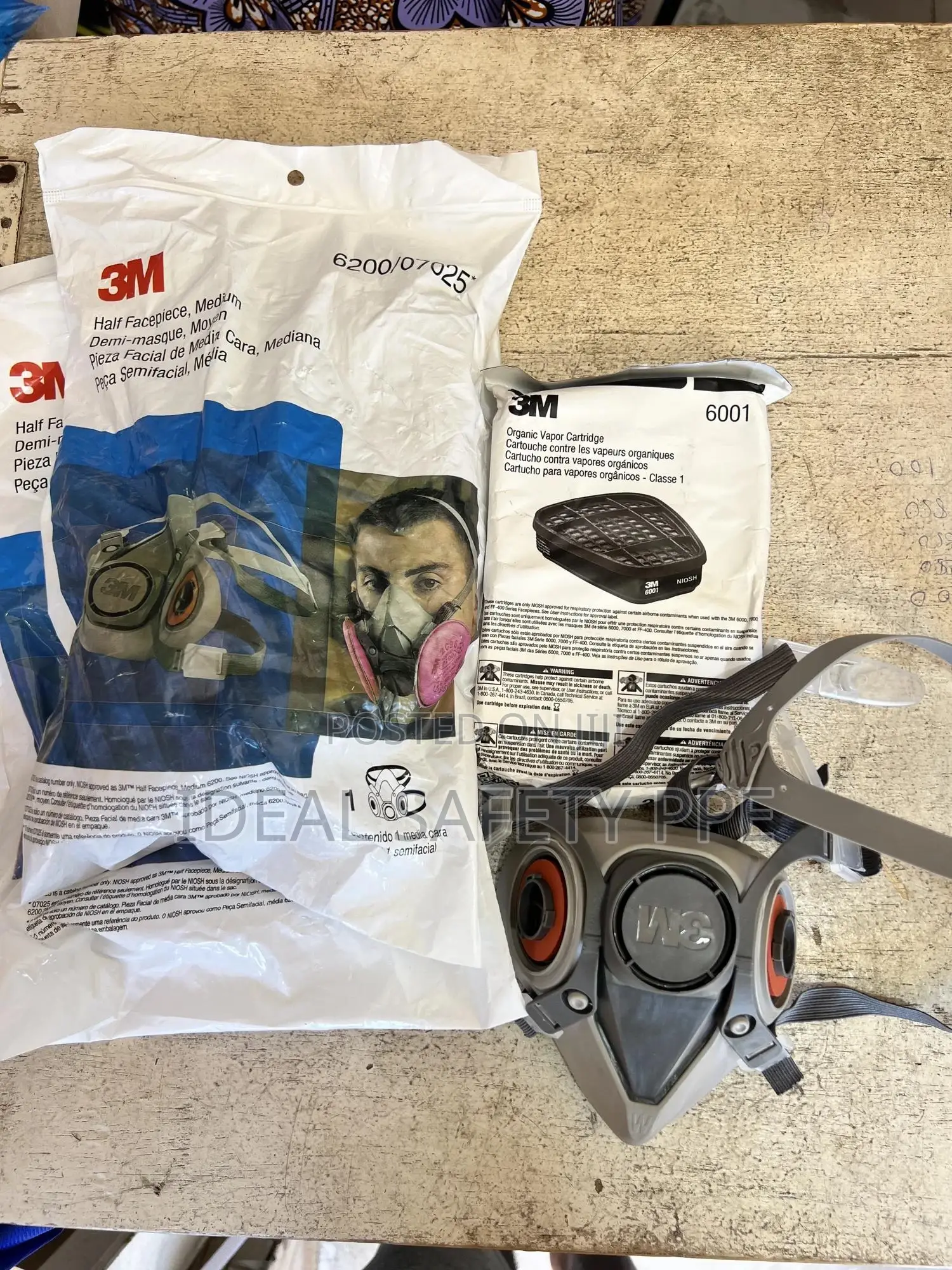 3m 6200 Half Face Respirator