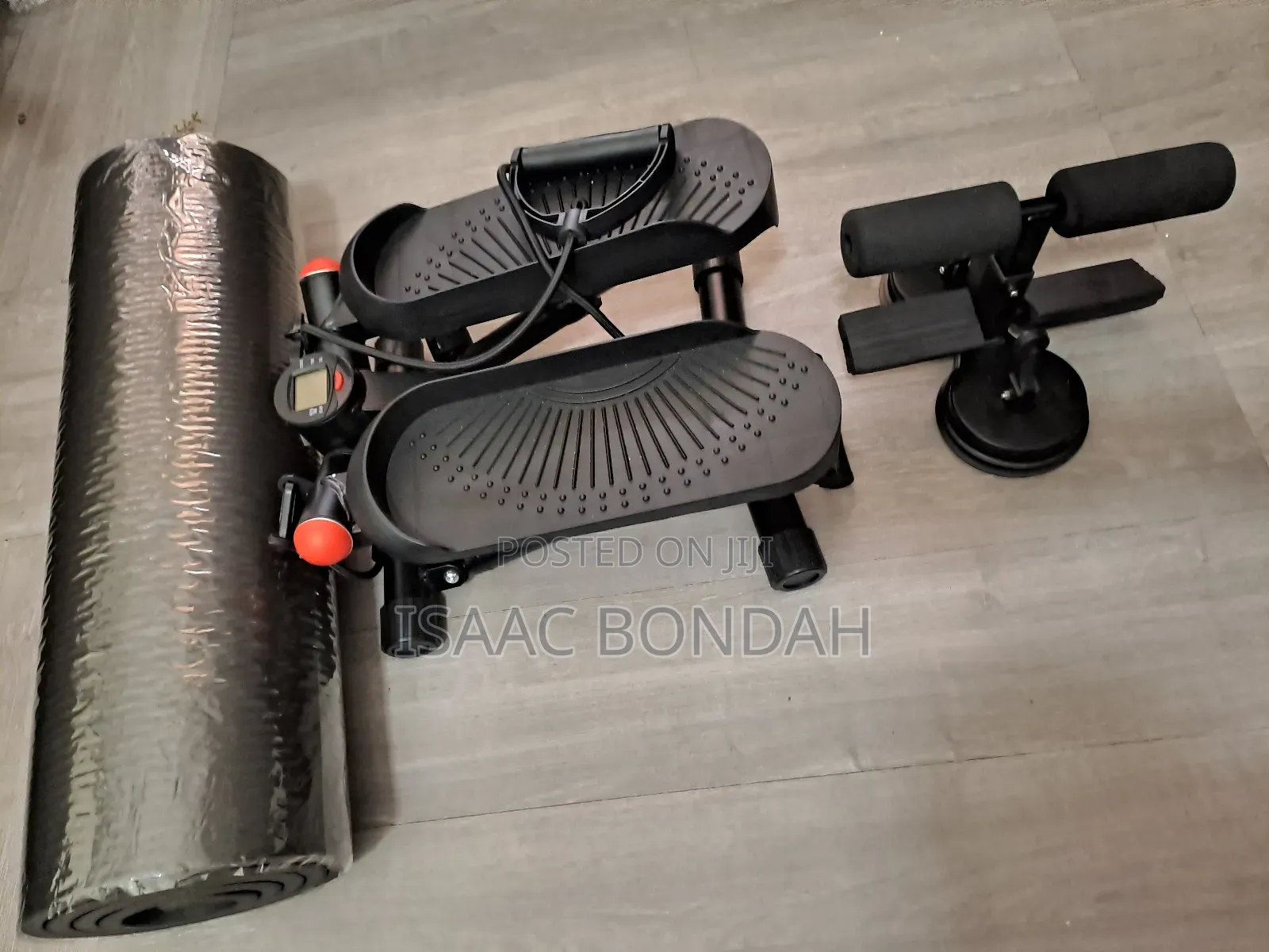 Twist Mini Steppers With Sit Up Bars and Yoga Mat