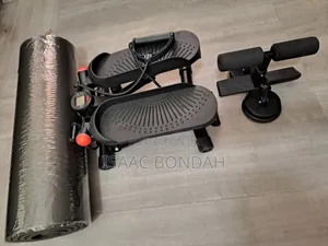 Twist Mini Steppers With Sit Up Bars and Yoga Mat