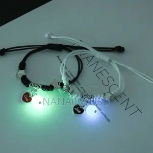 Bracelet (A Pair): Alloy, Leather