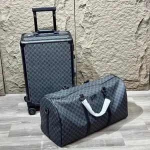 Luxury Gucci Monogram Luggage Set Suitcase Duffel Bag Supreme Canvas