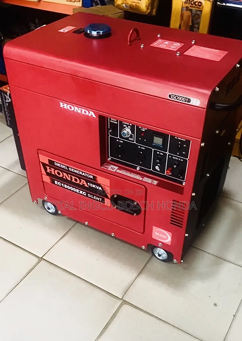 Generator 15kva Honda Electric Standard Generator Less Noise