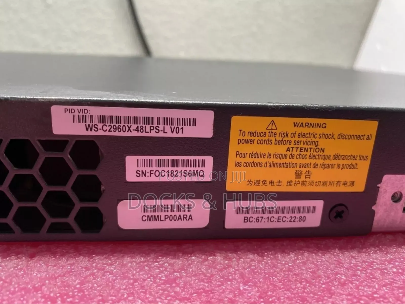 Cisco Catalyst 2960-X 48 Gige Poe 370w, 4 X 1g Sfp, Lan Base