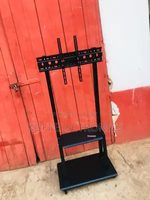 Extra-Large Adjustable Tv Mount on Wheels 32-100”